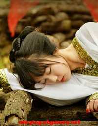 山谷中拍摄古装片一一小龙女