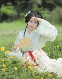 客片｜夏日荷花汉服写真