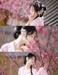 独酌醉卧梅花前，一树清香沾满衫