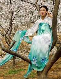 少女    杏花