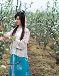 佳人映雪（汉服人像）