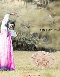 古装人像摄影淡淡的色